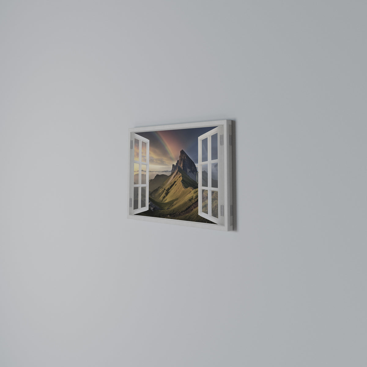 RAINBOW ESCAPE Horizontal Canvas Print