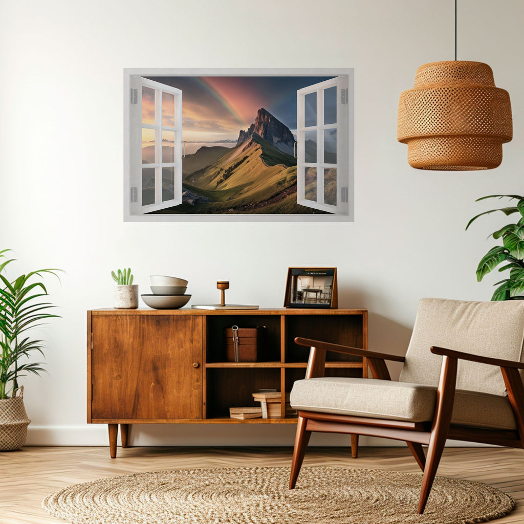 RAINBOW ESCAPE Poster Horizontal Autocolante