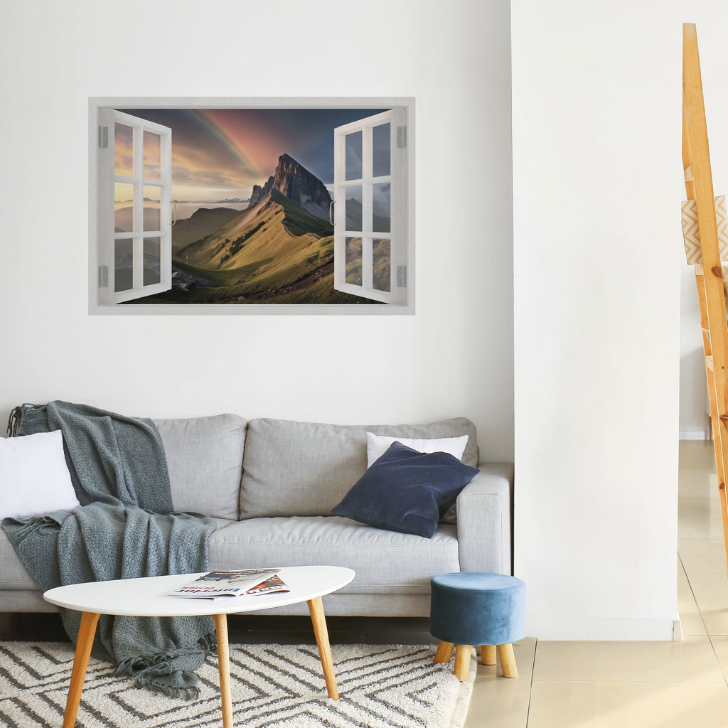 RAINBOW ESCAPE Poster Horizontal Autocolante