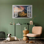 RAINBOW ESCAPE Poster Horizontal Autocolante