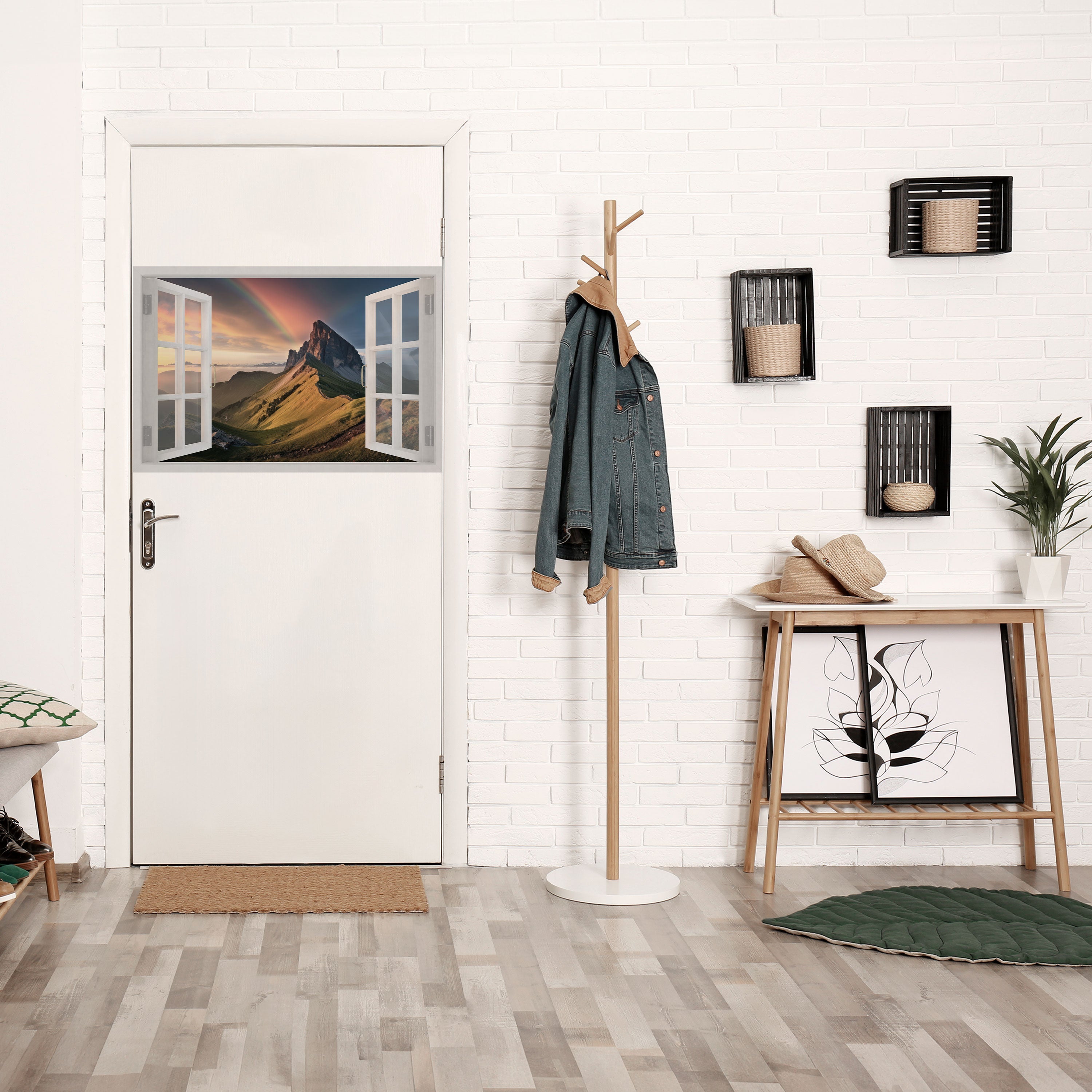 RAINBOW ESCAPE Poster Horizontal Autocolante