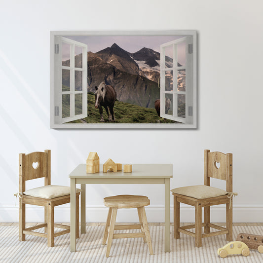 NATURAL FRAME INSPIRATION Horizontal Canvas Print