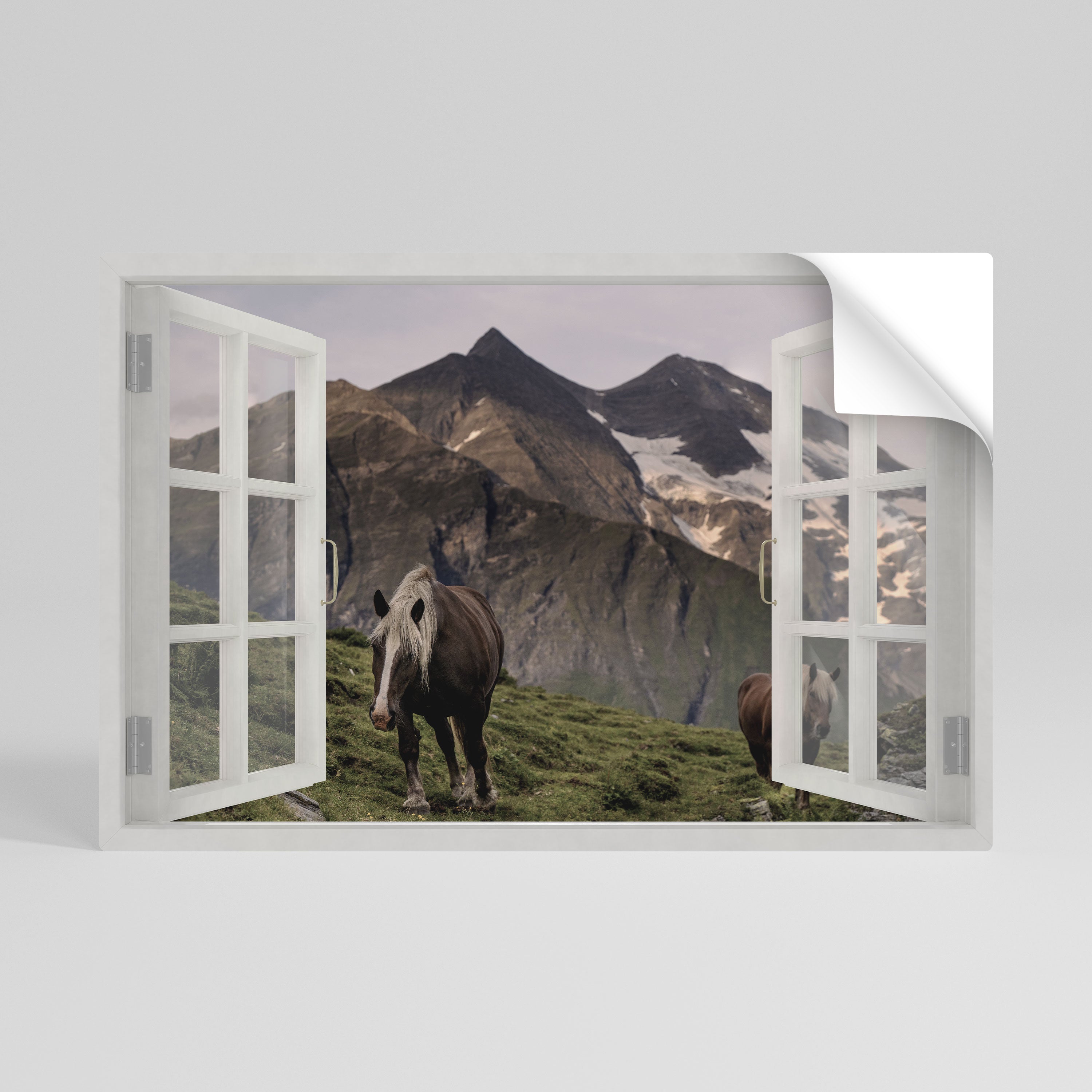 NATURAL FRAME INSPIRATION Póster Autocolante Horizontal