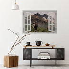 NATURAL FRAME INSPIRATION Peel and Stick Horizontal Poster