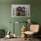 NATURAL FRAME INSPIRATION Peel and Stick Horizontal Poster