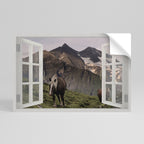 NATURAL FRAME INSPIRATION Peel and Stick Horizontal Poster