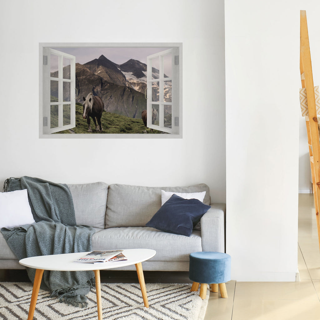 NATURAL FRAME INSPIRATION Peel and Stick Horizontal Poster