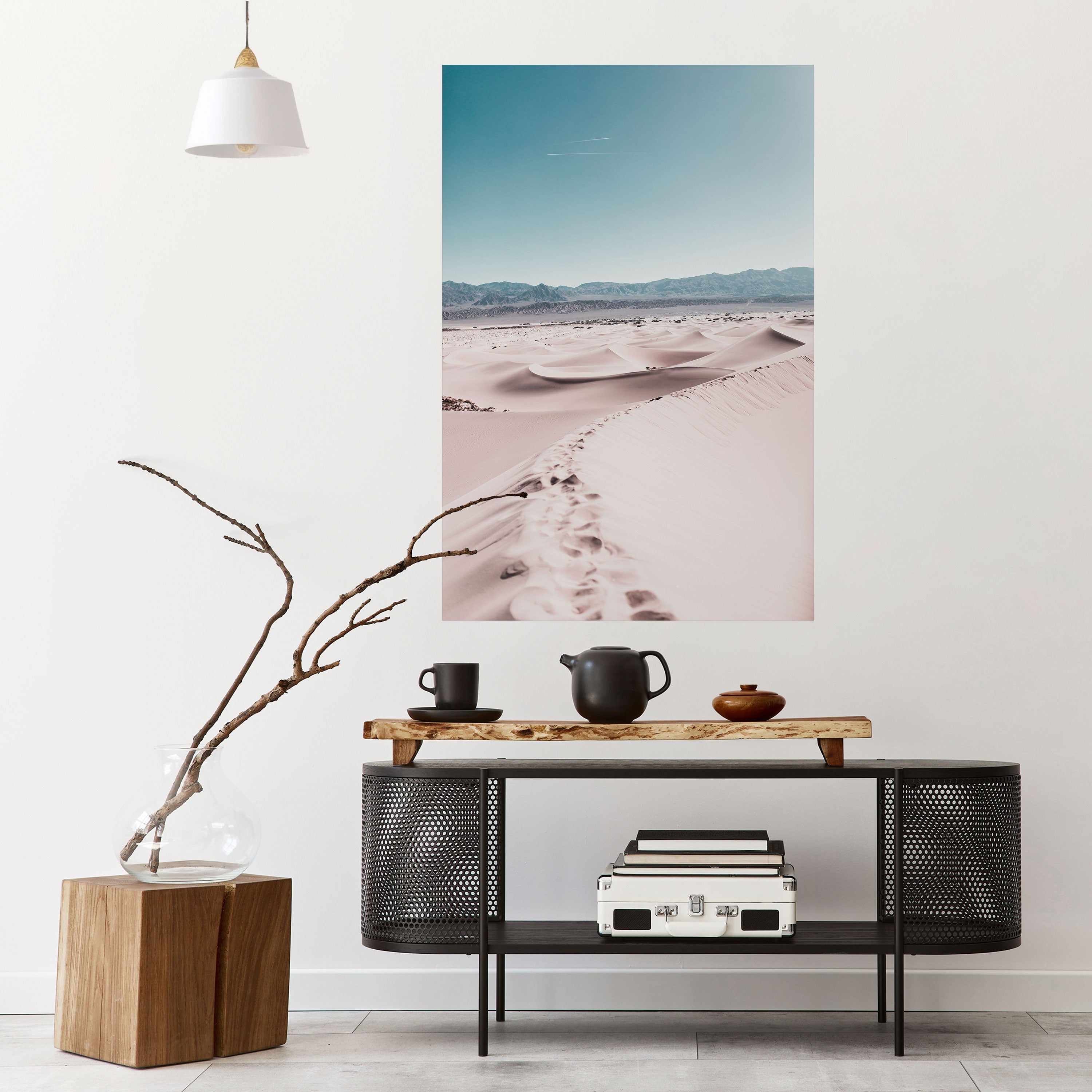 STEPS AWAY Peel and Stick Vertical Poster