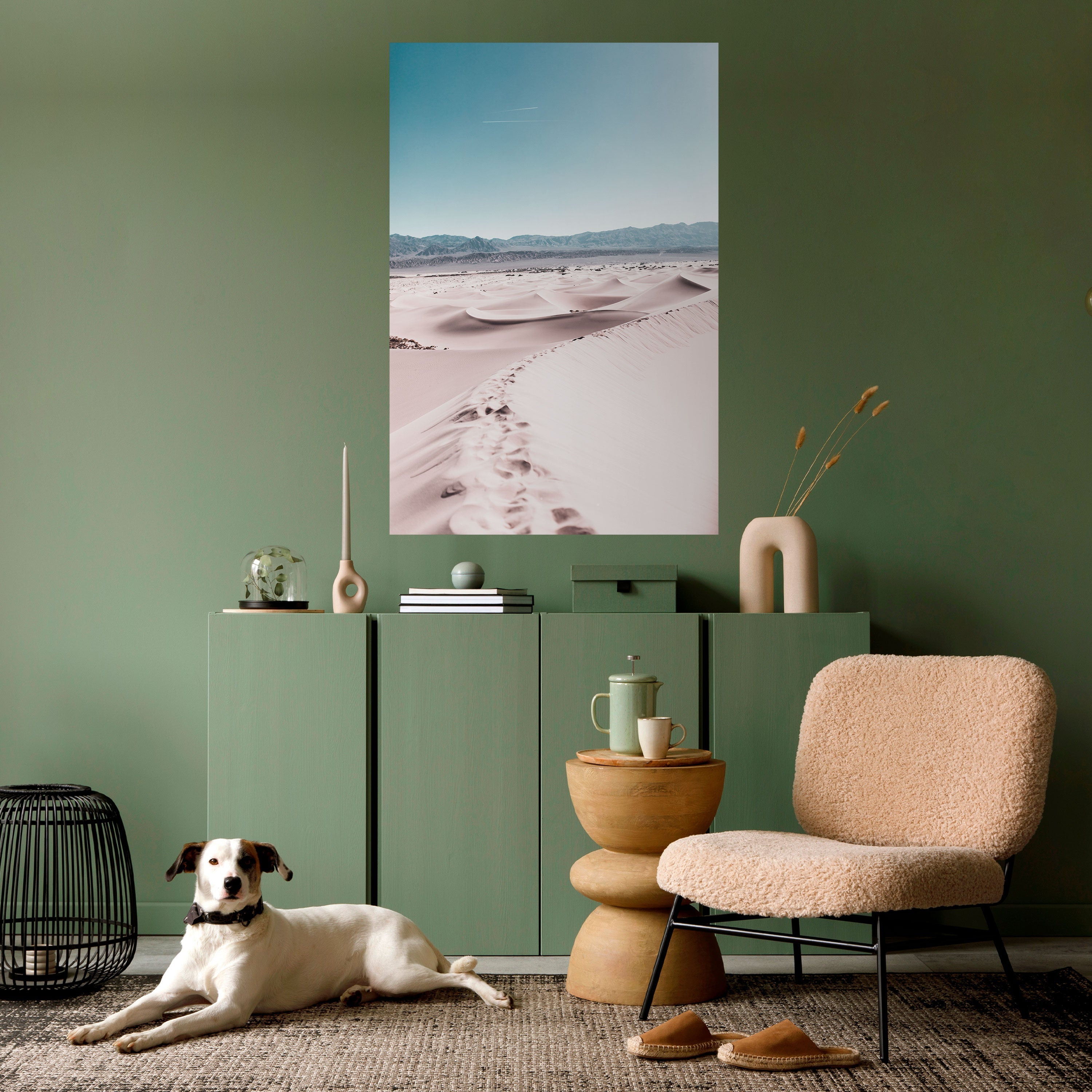 STEPS AWAY Peel and Stick Vertical Poster