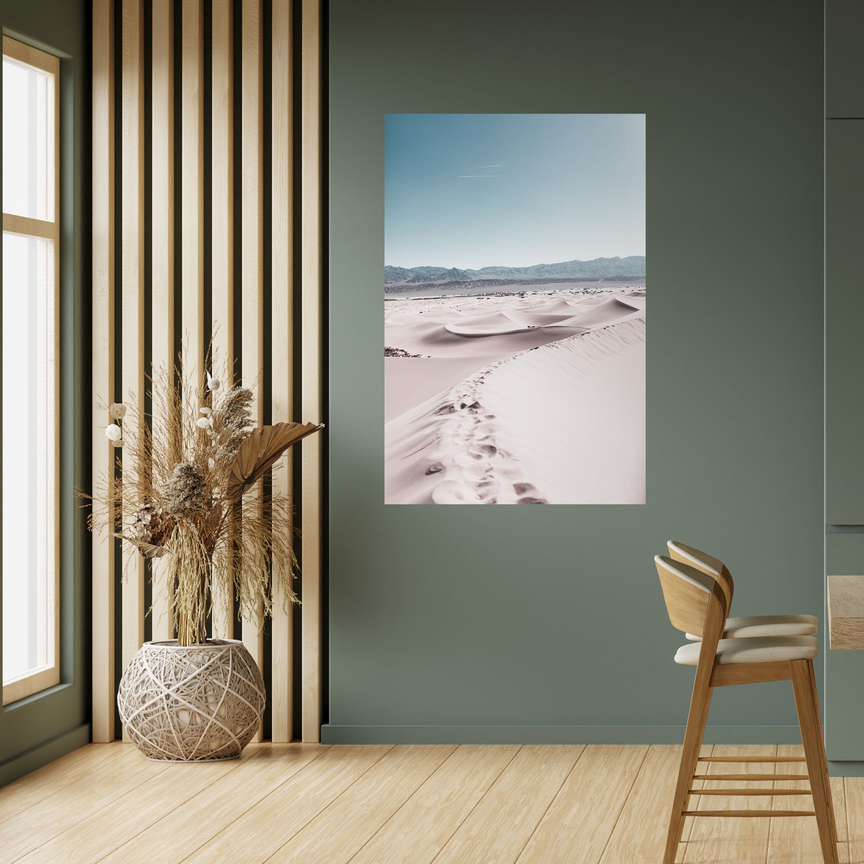 STEPS AWAY Peel and Stick Vertical Poster