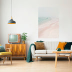 MISTY SHORELINE BLISS Poster Vertical Autocolante