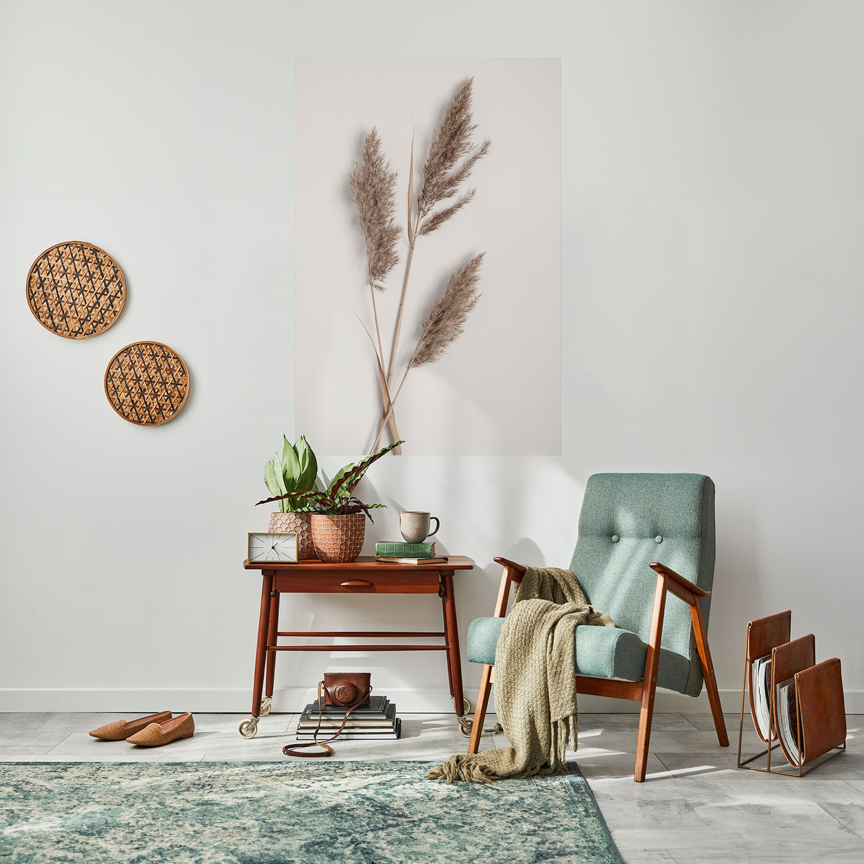 SOFT BREEZE MOMENT Peel and Stick Vertical Poster