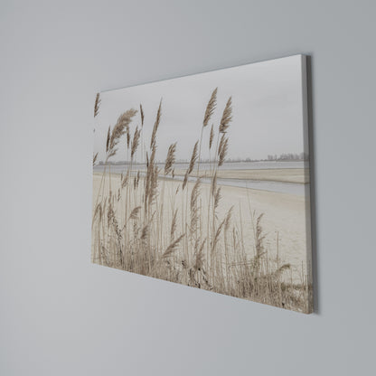 BREEZY STRAW HARMONY Horizontal Canvas Print