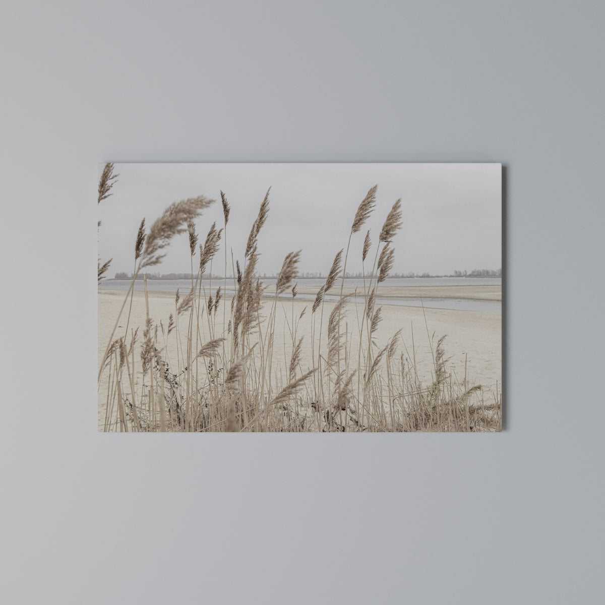 BREEZY STRAW HARMONY Horizontal Canvas Print