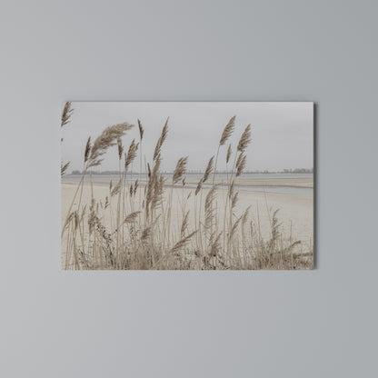 BREEZY STRAW HARMONY Horizontal Canvas Print