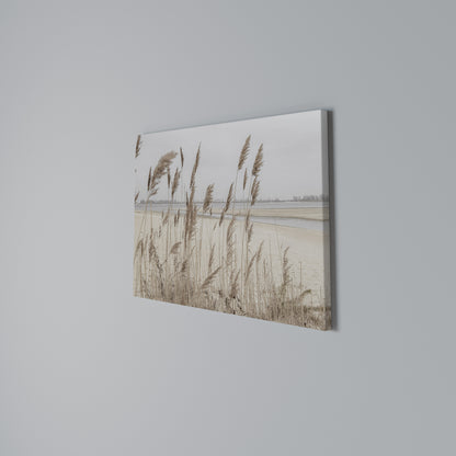 BREEZY STRAW HARMONY Horizontal Canvas Print