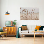 BREEZY STRAW HARMONY Peel and Stick Horizontal Poster