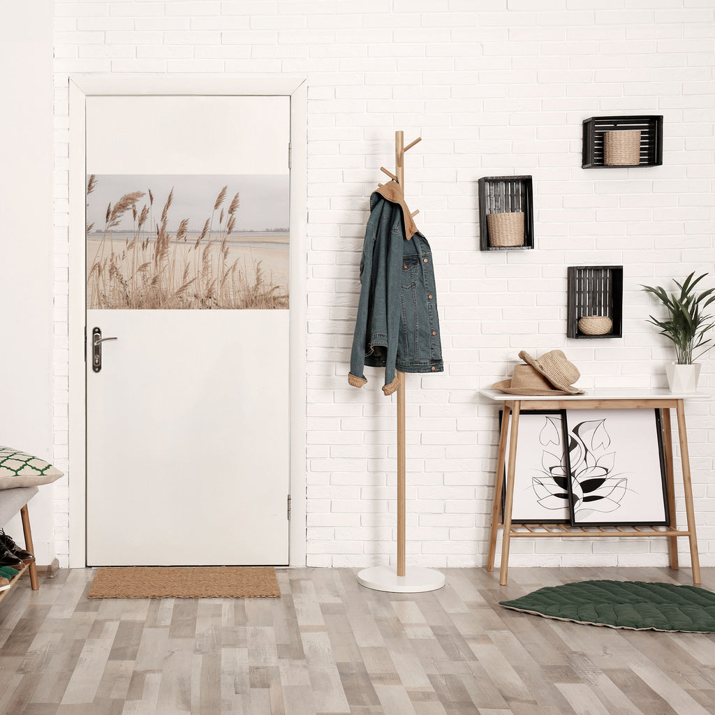 BREEZY STRAW HARMONY Peel and Stick Horizontal Poster