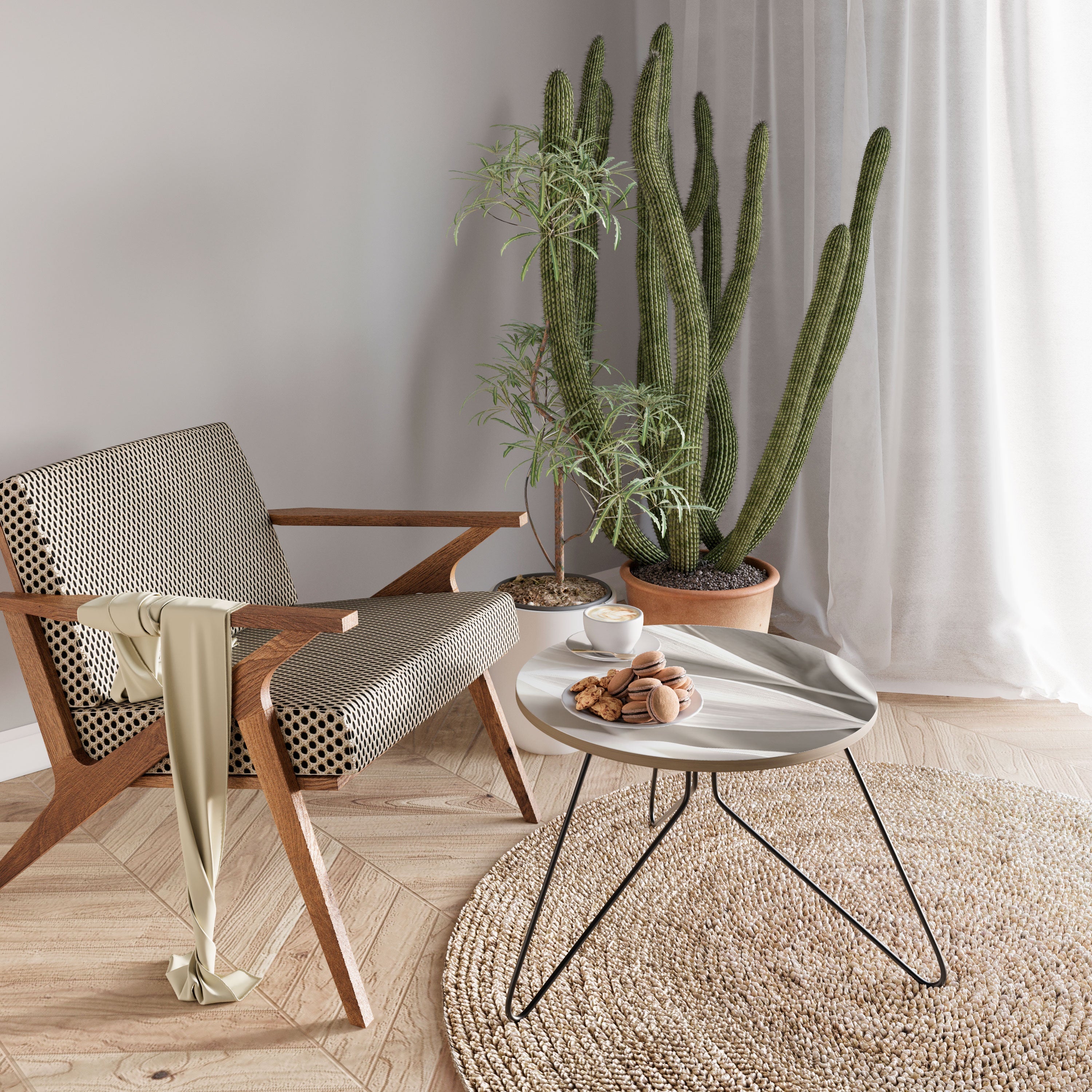 WHISPERS OF WHITE Mesa de Centro 60