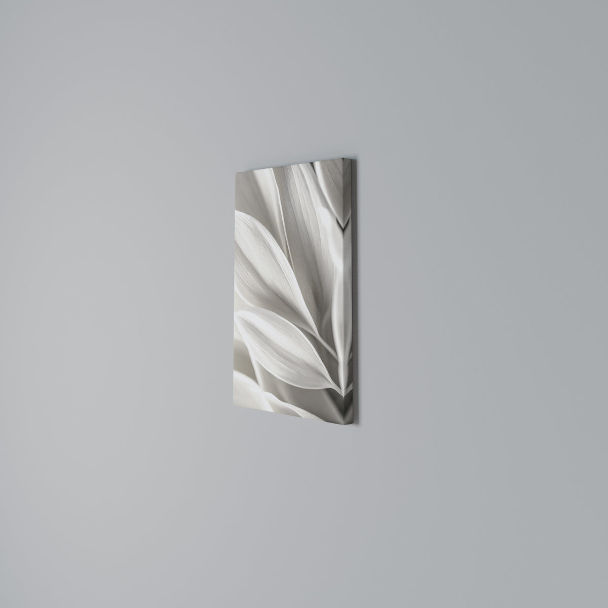 WHISPERS OF WHITE Quadro em tela vertical