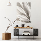 WHISPERS OF WHITE Peel and Stick Vertical Poster