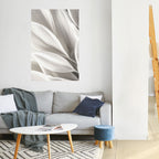 WHISPERS OF WHITE Peel and Stick Vertical Poster