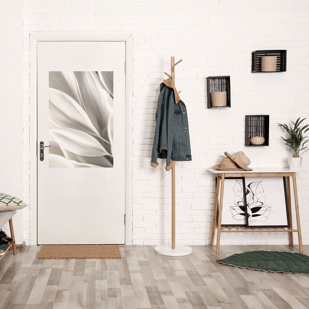 WHISPERS OF WHITE Peel and Stick Vertical Poster