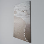 SILKEN SHORELINE DANCE Quadro em tela vertical