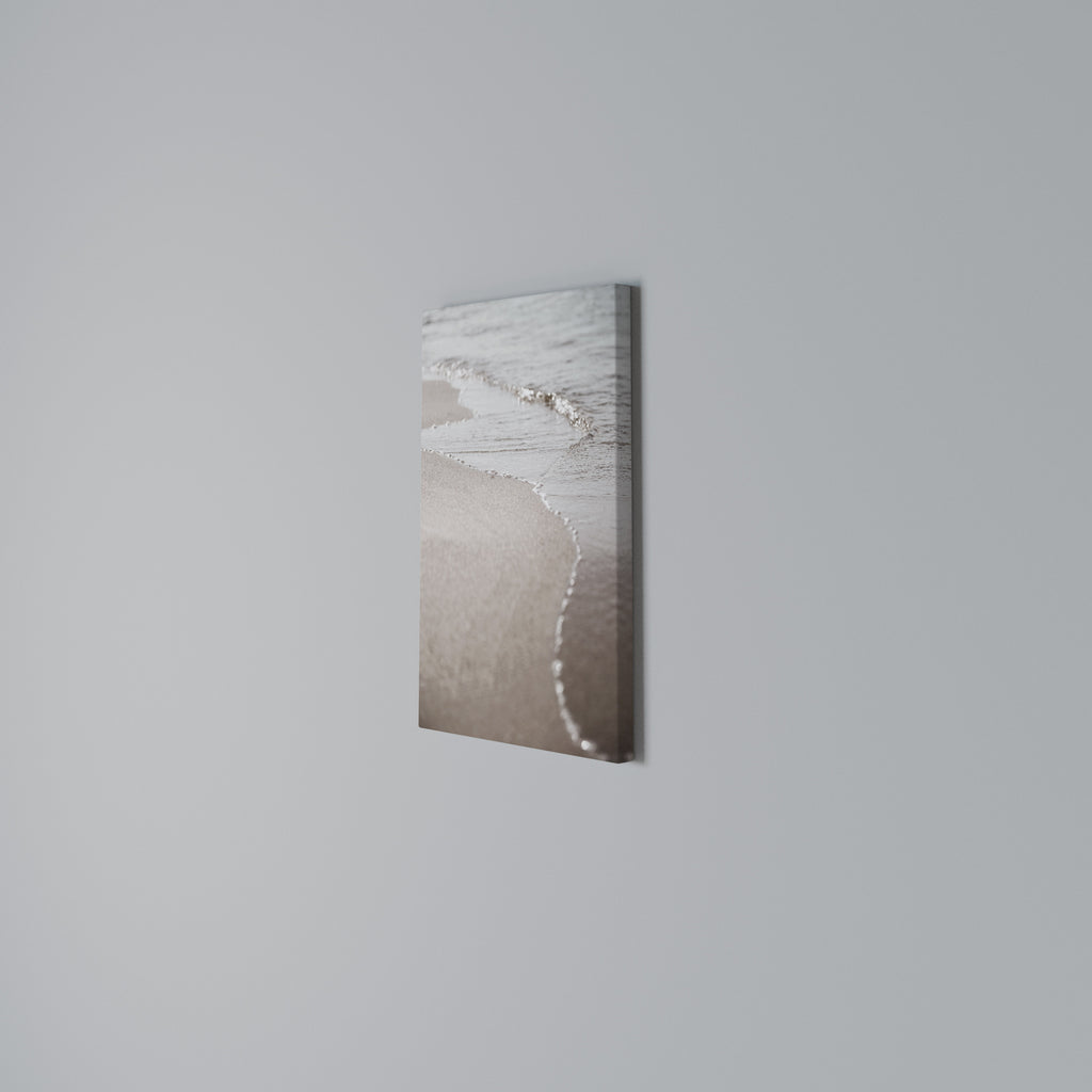 SILKEN SHORELINE DANCE Quadro em tela vertical