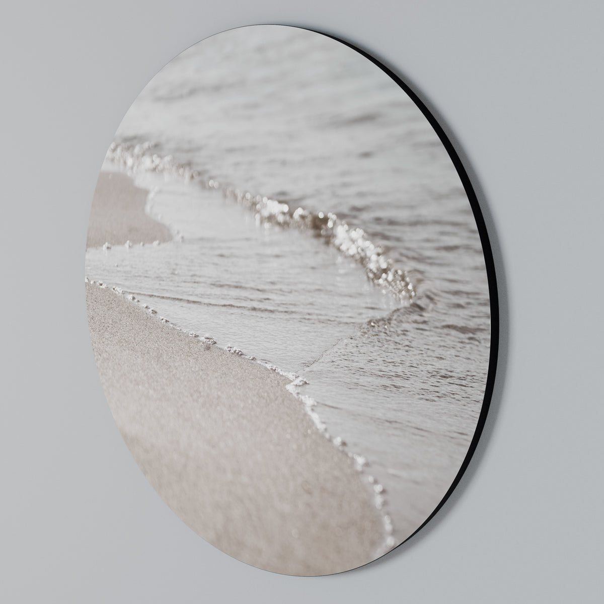 SILKEN SHORELINE DANCE Arte de Parede Redonda