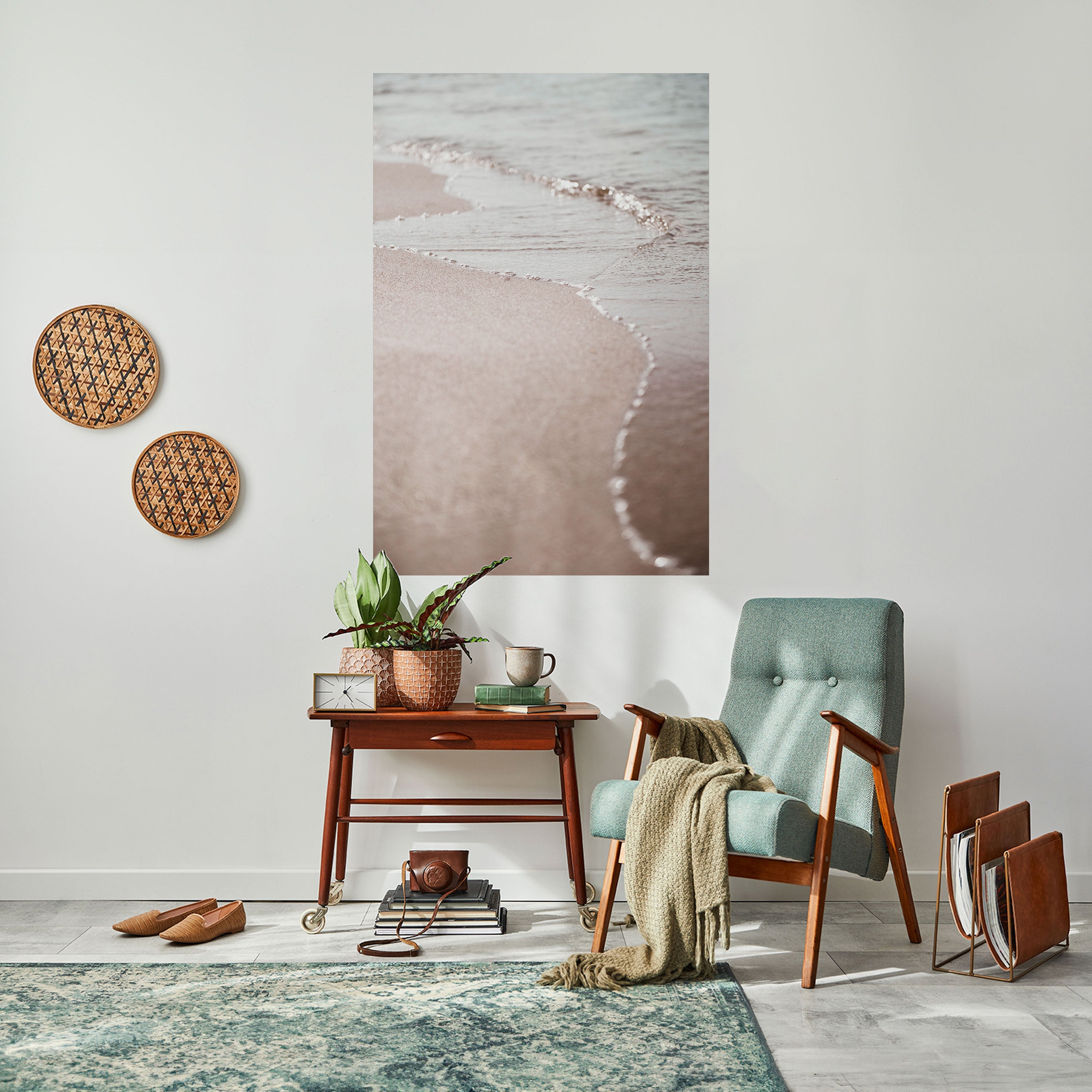 SILKEN SHORELINE DANCE Poster Vertical Autocolante