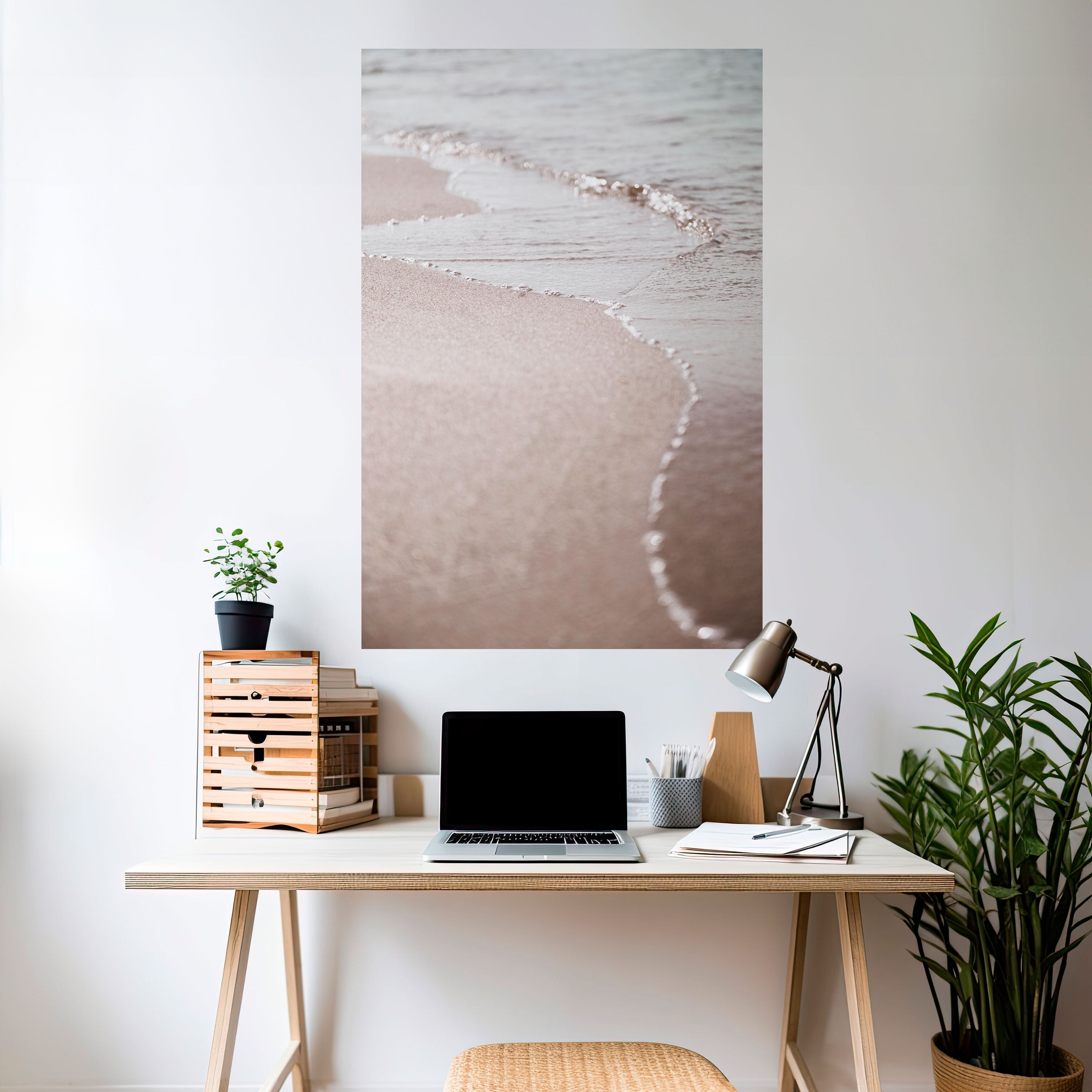 SILKEN SHORELINE DANCE Poster Vertical Autocolante