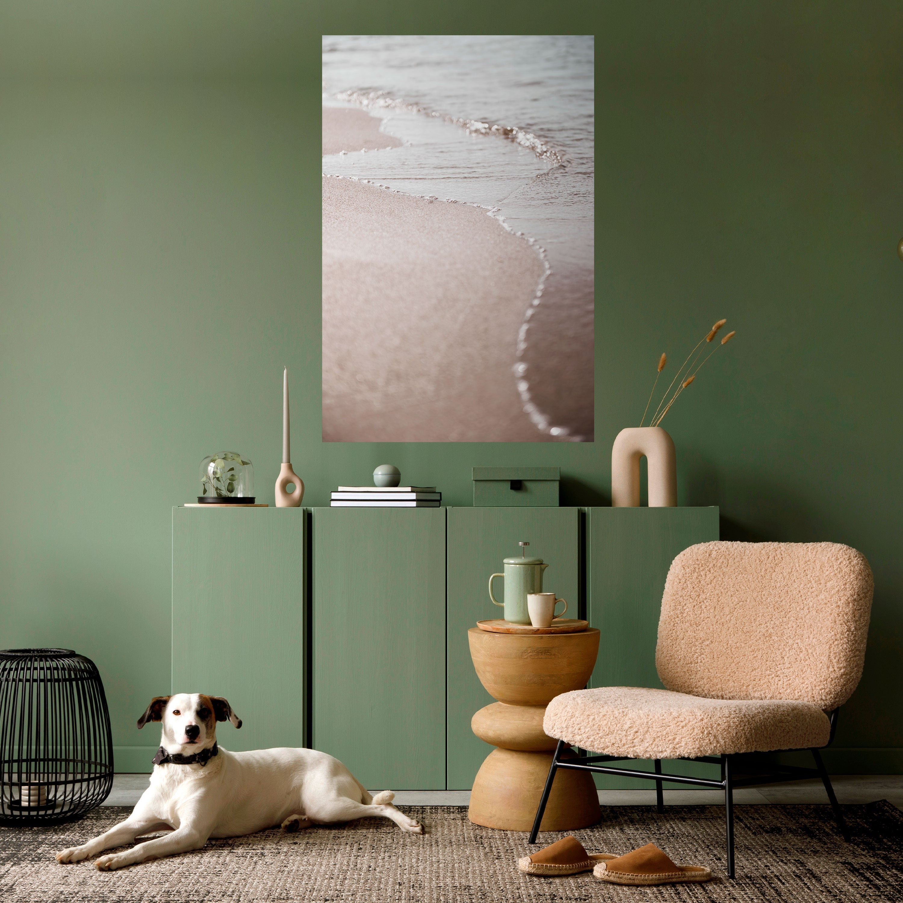 SILKEN SHORELINE DANCE Poster Vertical Autocolante