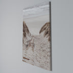 HIDDEN COASTLINE TREK Vertical Canvas Print