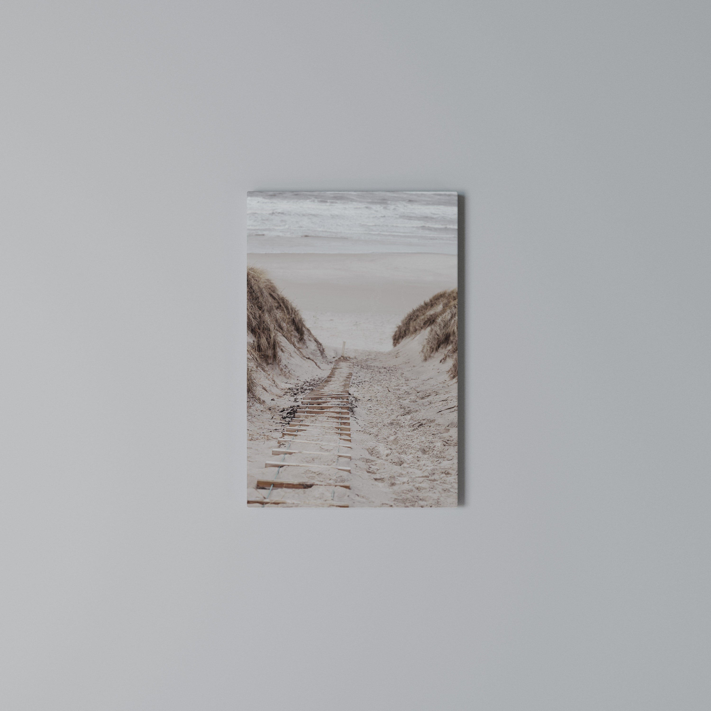 HIDDEN COASTLINE TREK Vertical Canvas Print