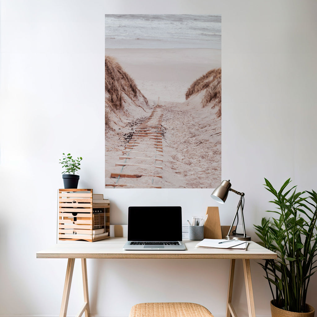 HIDDEN COASTLINE TREK Poster Vertical Autocolante