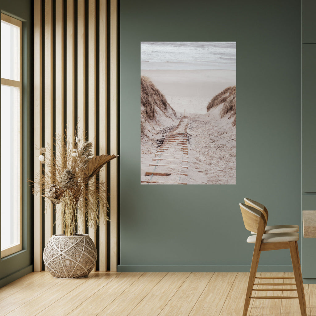 HIDDEN COASTLINE TREK Poster Vertical Autocolante