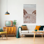 HIDDEN COASTLINE TREK Poster Vertical Autocolante