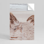 HIDDEN COASTLINE TREK Poster Vertical Autocolante