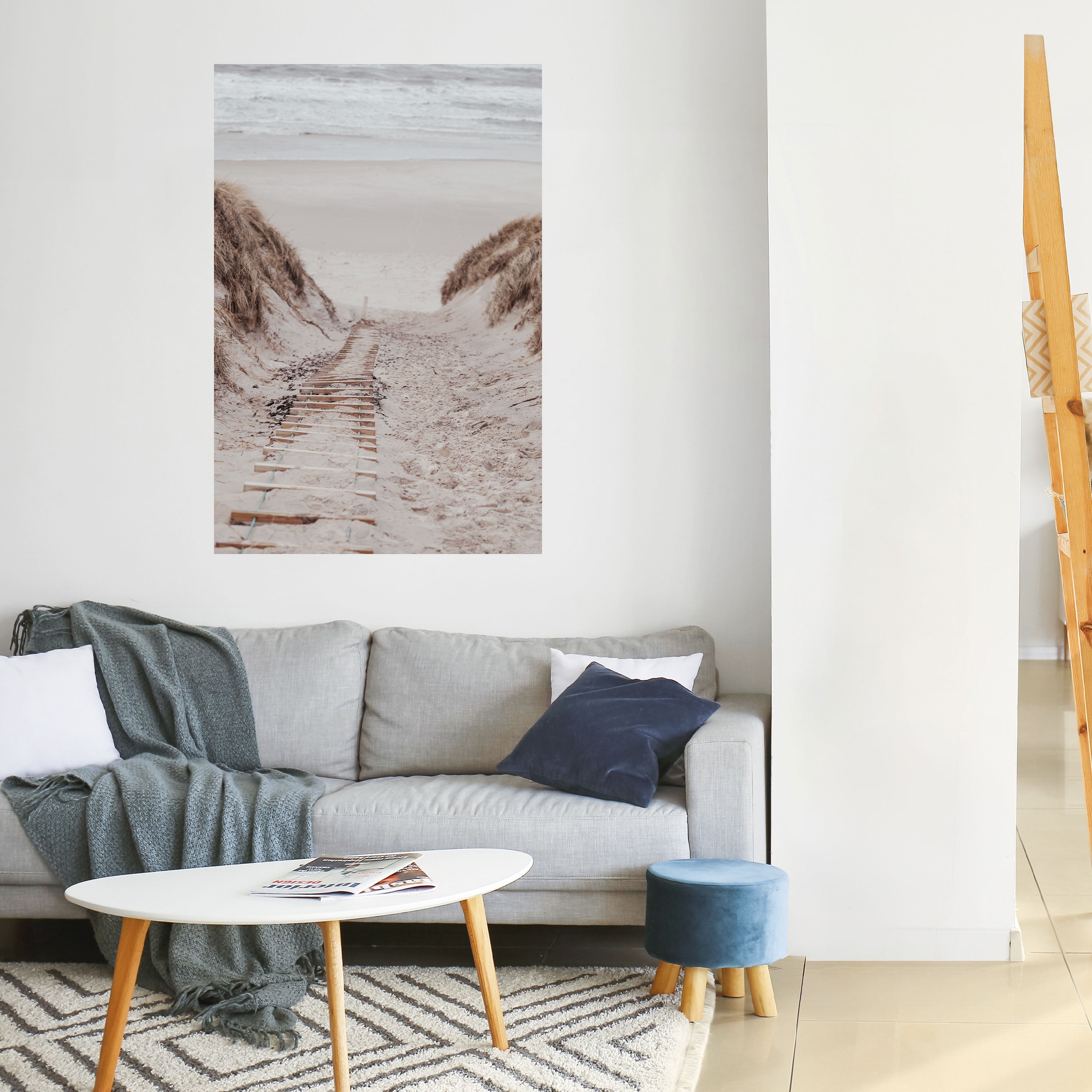 HIDDEN COASTLINE TREK Poster Vertical Autocolante