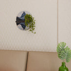 MEMORY OF MATTERHORN Prateleira Oval Decorativa em Acabamento Preto