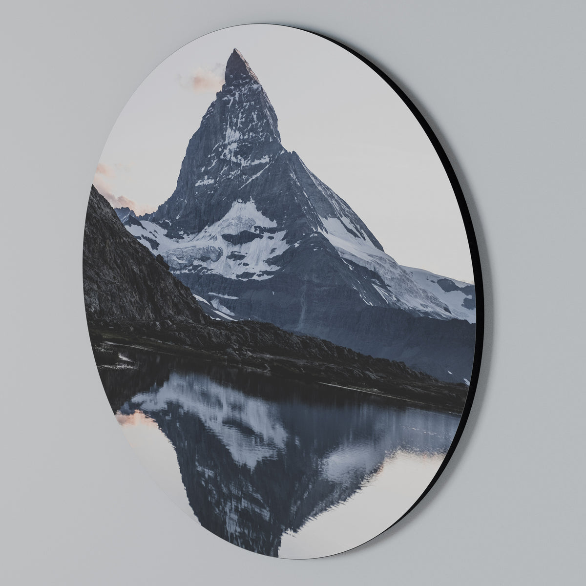 MEMORY OF MATTERHORN Arte de Parede Redonda