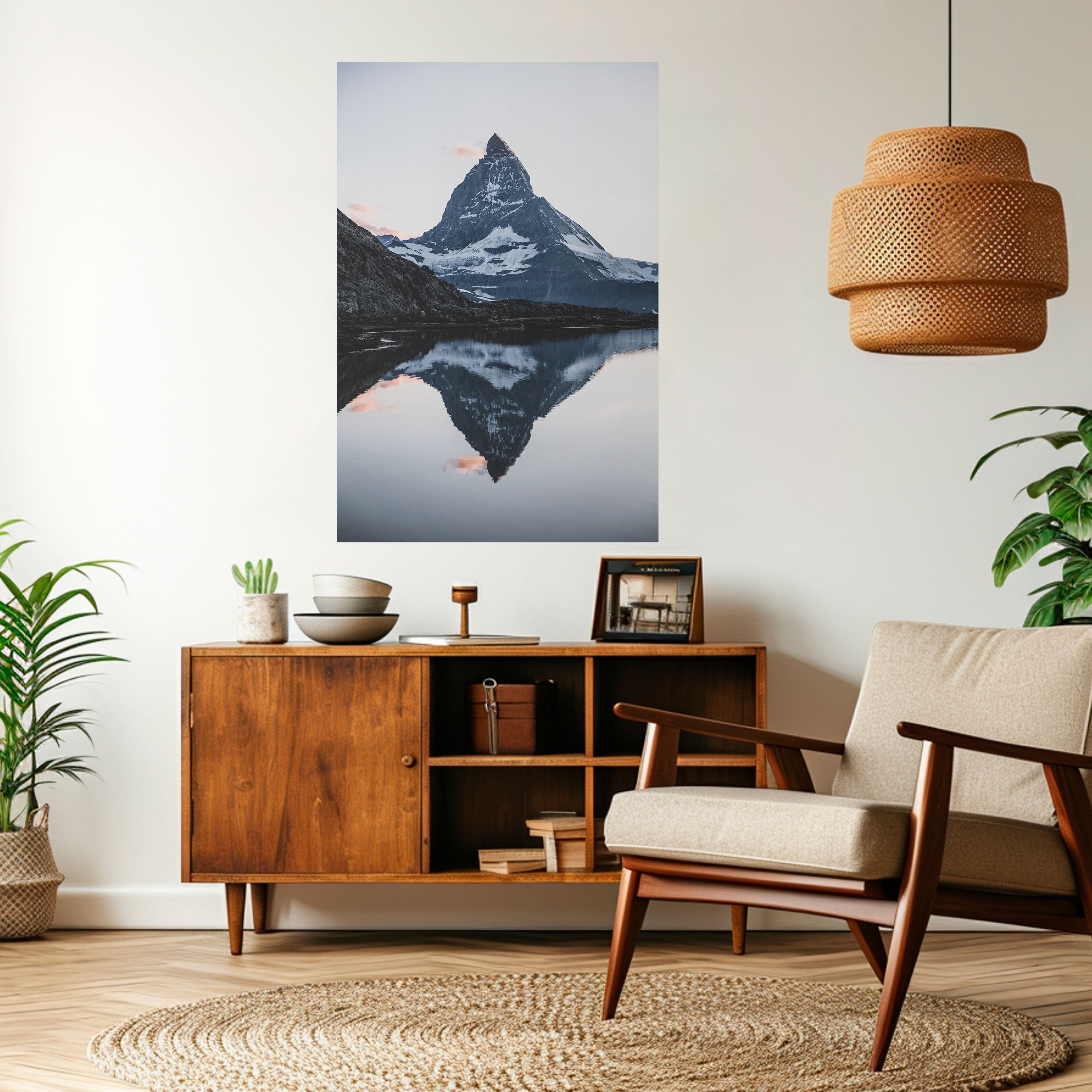 MEMORY OF MATTERHORN Peel and Stick Vertical Poster