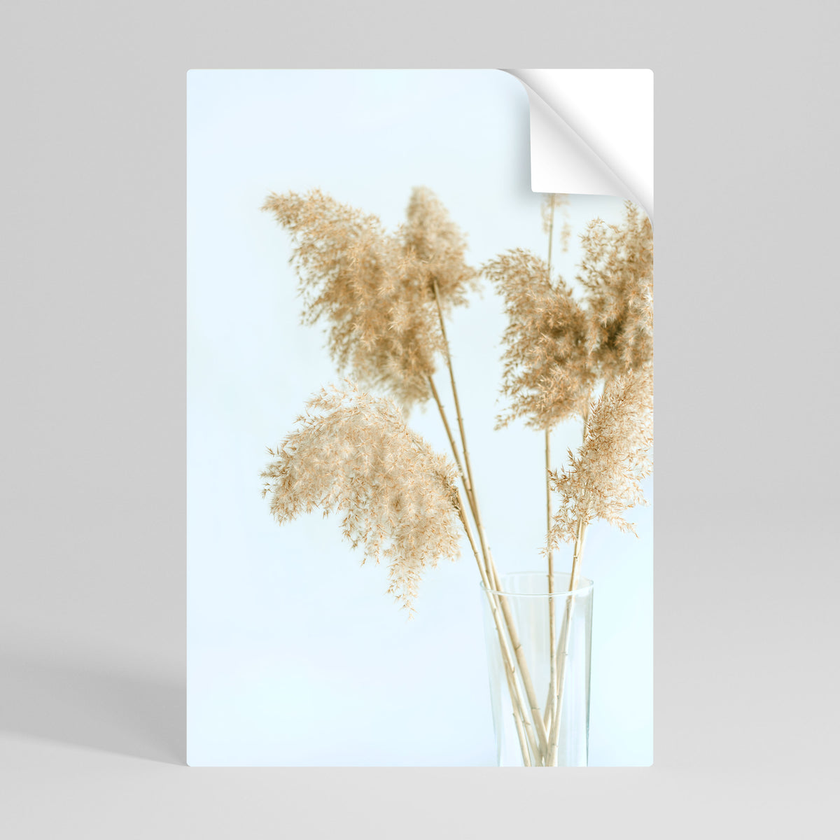 ELEGANT GRASSY SERENITY Póster Autocolante Vertical