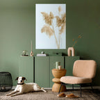 ELEGANT GRASSY SERENITY Poster Vertical Autocolante