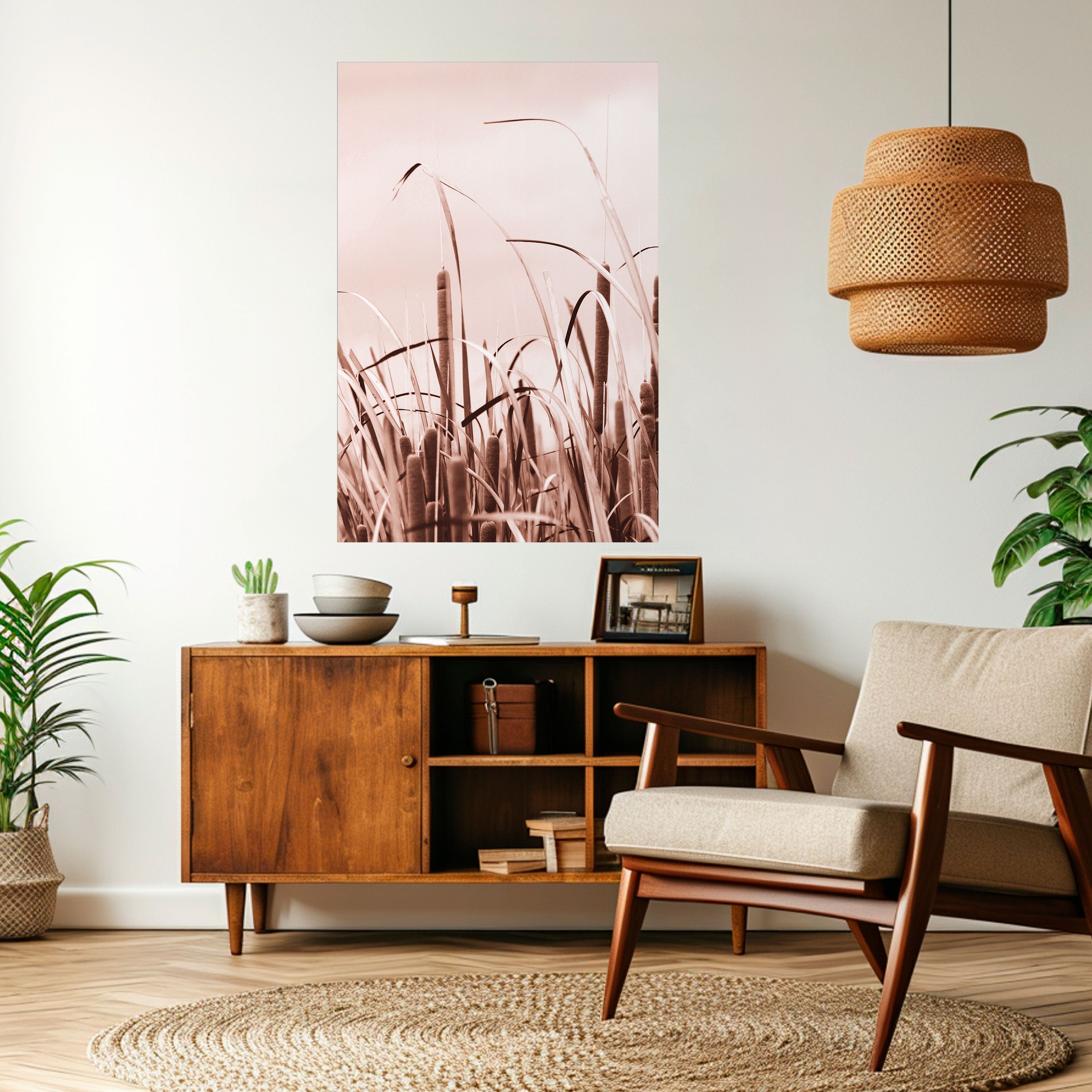 SERENITY IN SIMPLICITY Peel and Stick Vertical Poster