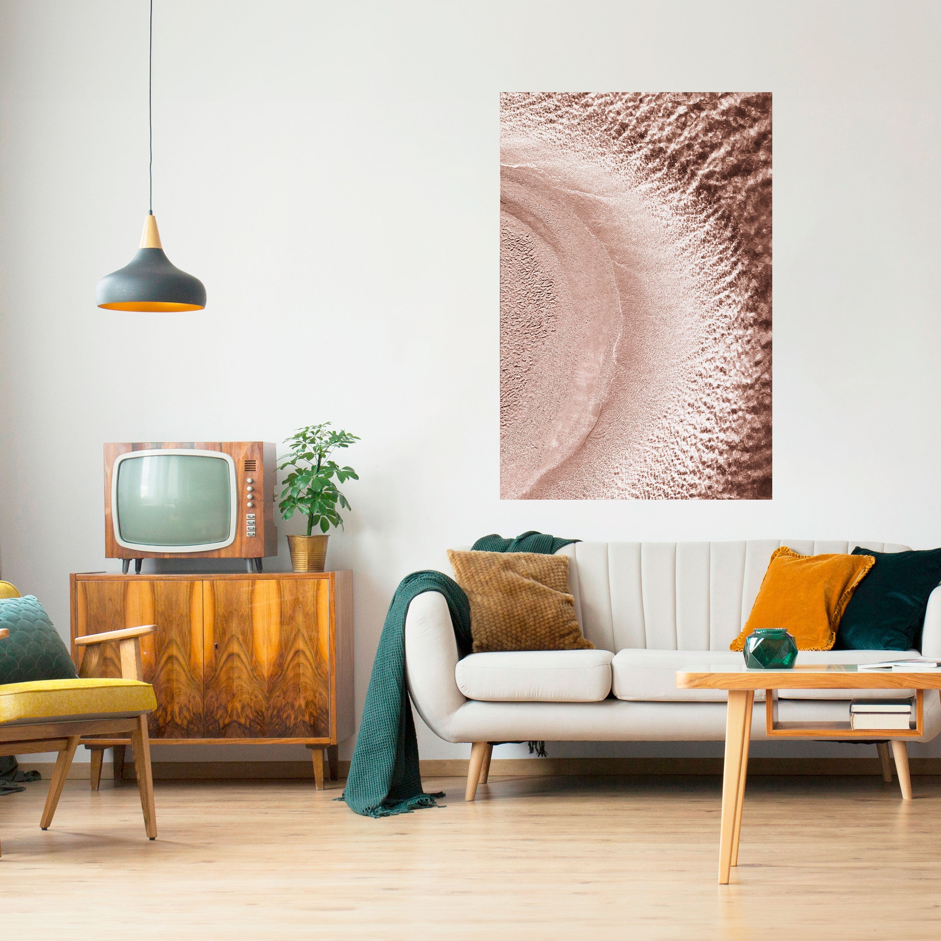 HARMONY IN HUES Peel and Stick Vertical Poster