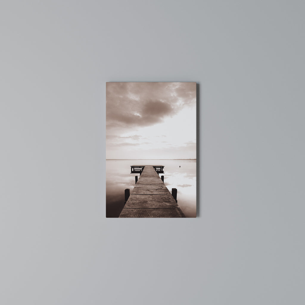 ECHOES OF STILLNESS Vertical Canvas Print
