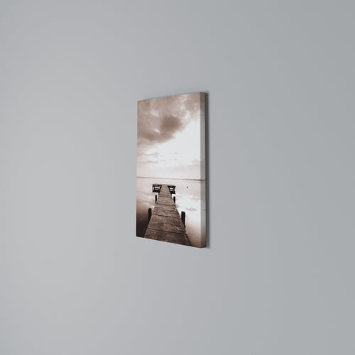 ECHOES OF STILLNESS Vertical Canvas Print