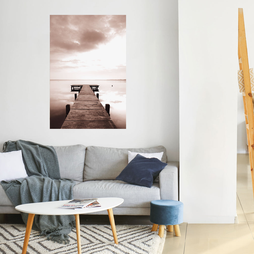 ECHOES OF STILLNESS Peel and Stick Vertical Poster